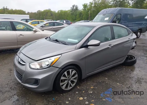 2017 Hyundai Accent Value Edition z USA, uszkodzony, nr VIN KMHCT4AE0HU385436
